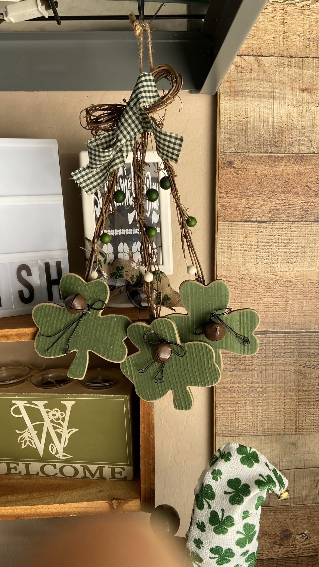 Home decor shamrock decor