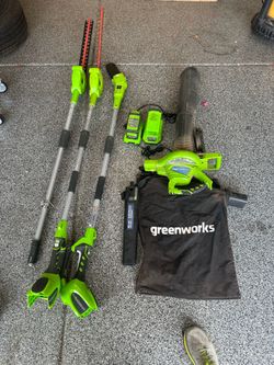 Greenworks 40v cordless set