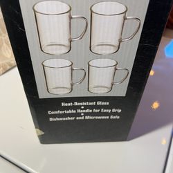New Set Of Four Glasses 
