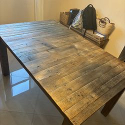 West Elm Real Wood Dining Room Table