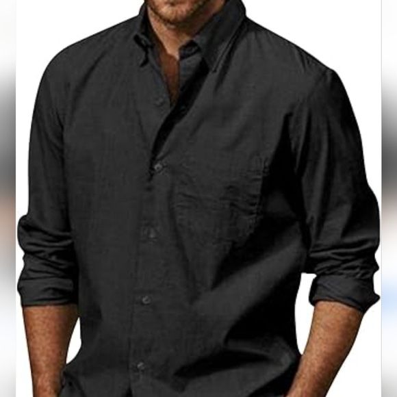 Men's Aritzia Sunday Best Black Button Down Shirt - Size XS Great Condition