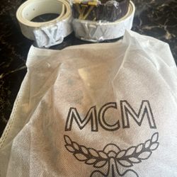 Mcm Bag And Designer Belts