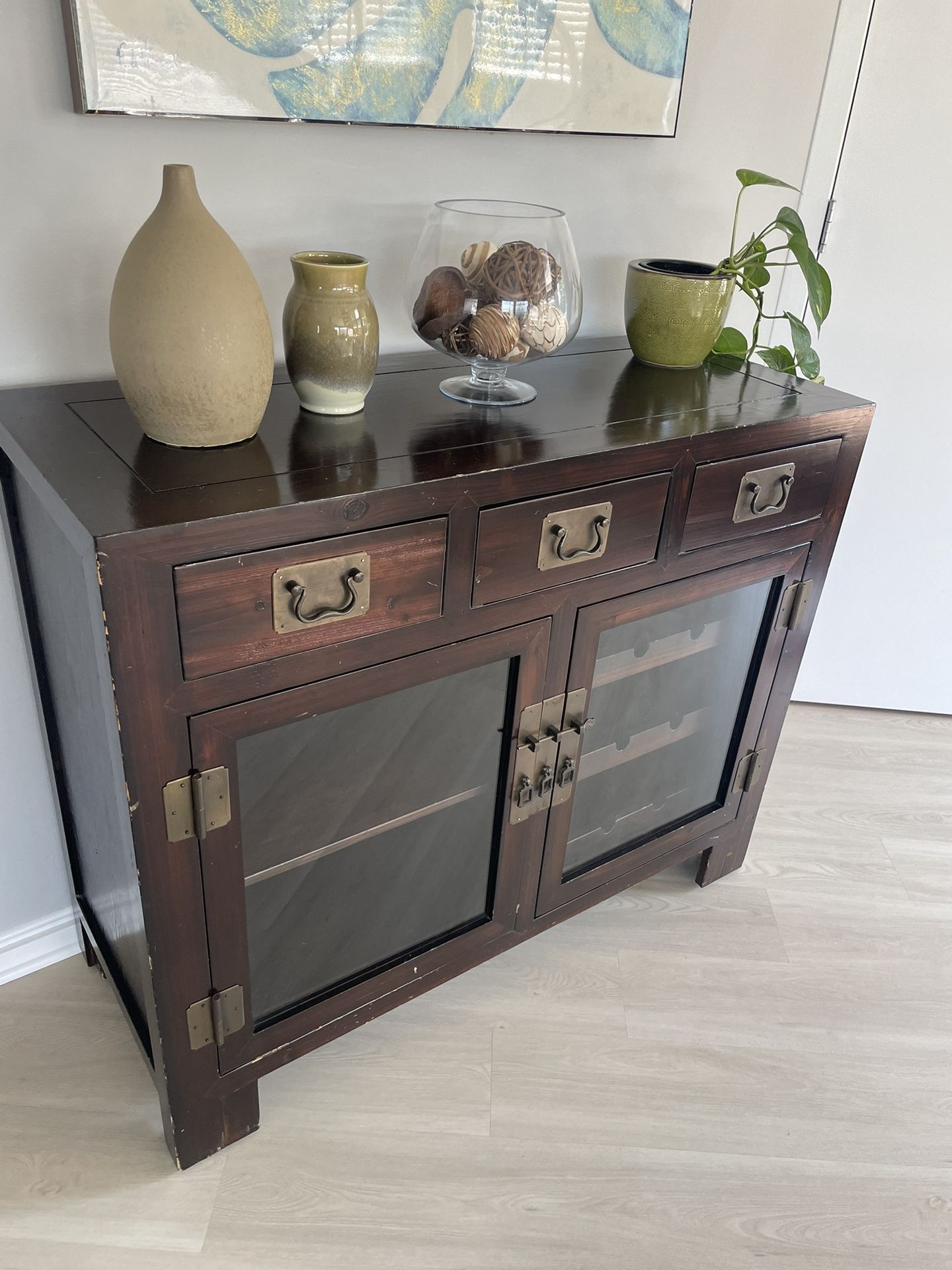Cabinet With Wine Rack - 43”x36”