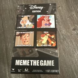Meme the Game Disney Edition Card Game