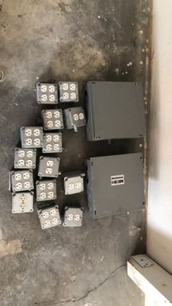 Electrical junction box and outlet