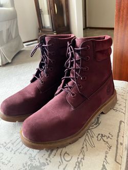 Timberland Burgundy Ankle Boots