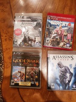 PS 3 games all 4 of them