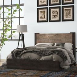 Queen Riddick Platform Bed and Nightstands by Loon Peak