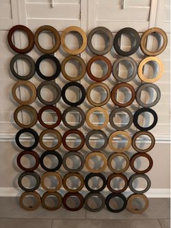 Modern metal wall art