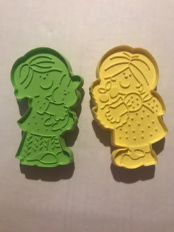 Vintage Boy and Girl Cookie Cutter