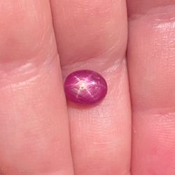 Natural Star Ruby Loose Stone (Rare)
