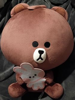 Brown Bear Plush of official Line Friends about 16-inches