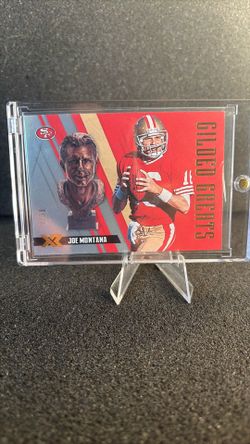Joe Montana hall of fame holo card /99