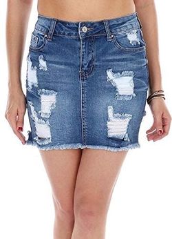 Blue Denim Skirt