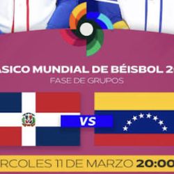 Venezuela vs Dominicana WBC 2026