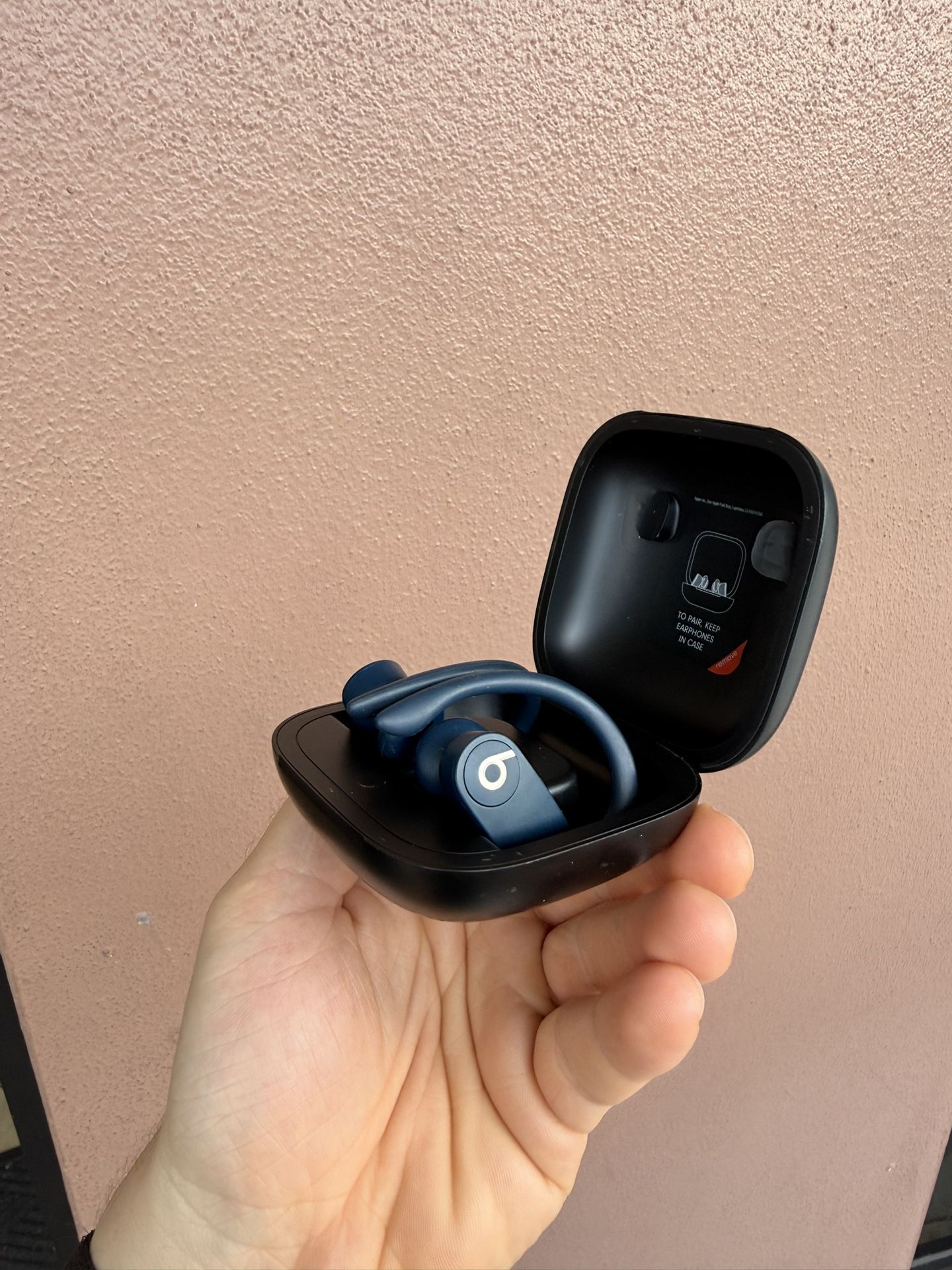 Powerbeats Pro Navy Color Original Beats By Dr Dre Headphones Excellent Conditio