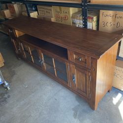 72” Rustic/Farmhouse Solid Wood Credenza 