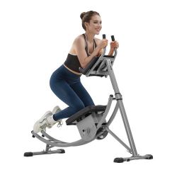 AB Workout Machine, Ab Workout Equipment at Home Gym, Core & Abdominal Trainers for Women, 440 lbs Weight Capacity Strength Training Ab Cruncher, Fold