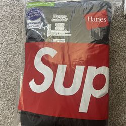 Supreme Hanes Shirt black Size XL Men’s