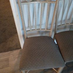 5 Metal Kitchen Chairs 