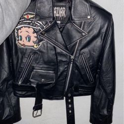 Vintage Betty Boop Leather Jacket 