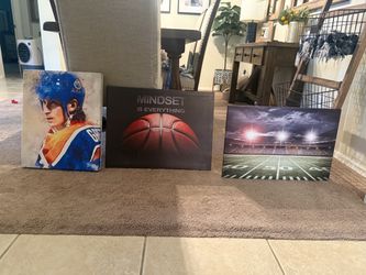 3 pieces canvas wall art
