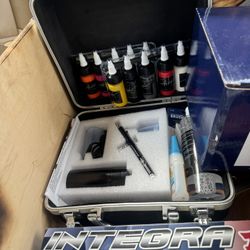 Battery powered airbrush with compressor brand new never used