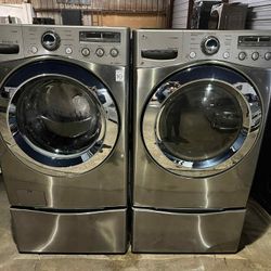 ➡️Washer And Electric Dryer
 Set lavadora &Secadora Electrica⬅️
