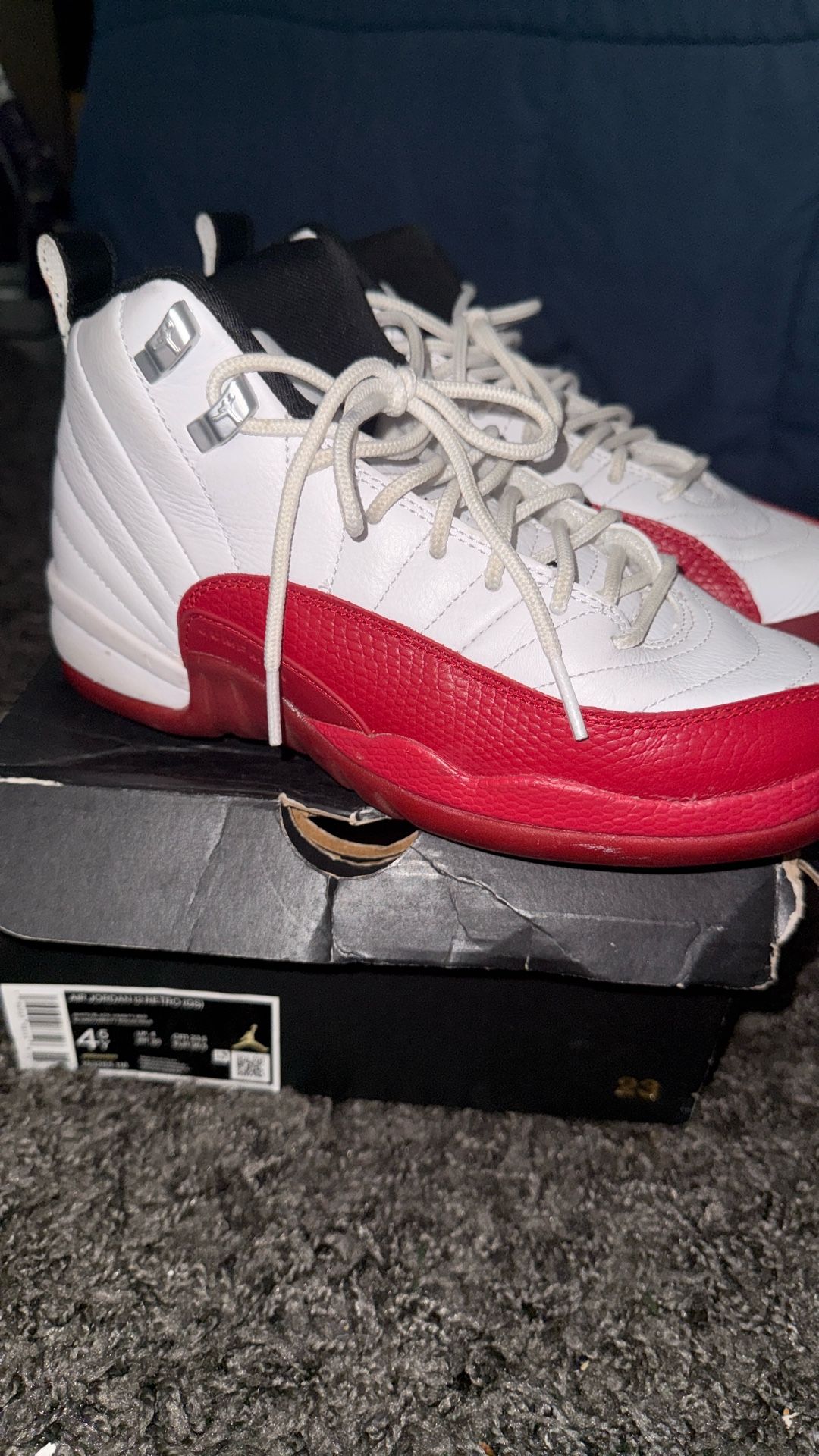Jordan Cherry 12s Size 4.5y