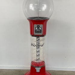Original Floor Model Wizard Spiral Gumball Machine