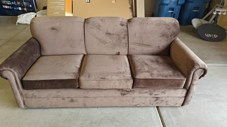 Sleeper Sofa - Chocolate Brown, Brand New Condition