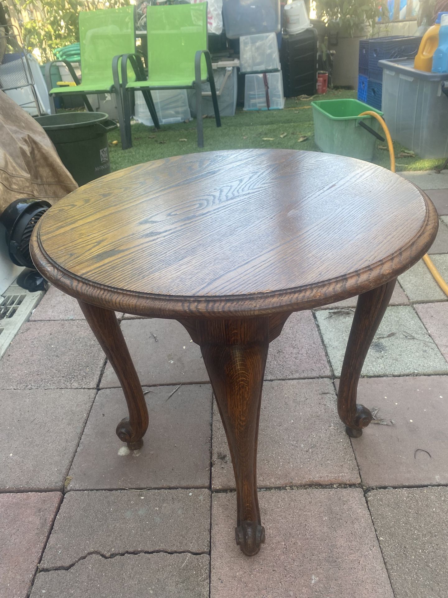 Small Round Table Good Condition $55.00