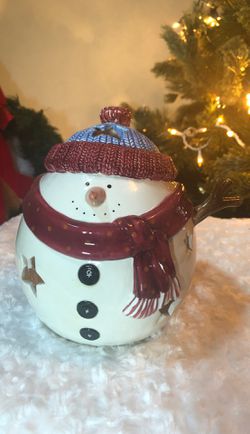 Snowman Candle holder