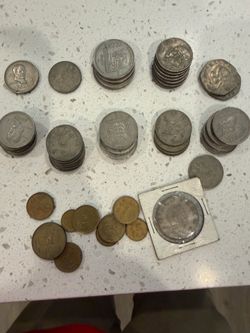 Old Mexican coins