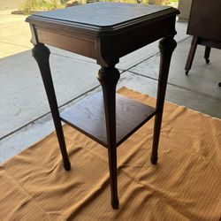 Vintage Tall Standing Table