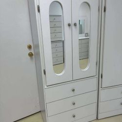 Closet Color Blanco Con Espejos, Nuevo! 