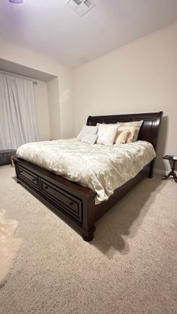 King Size Wooden Bed Base