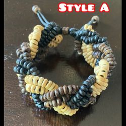 Handmade Adjustable Tribal Bracelets Two Variations