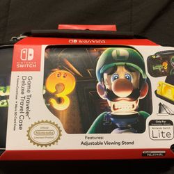 Nintendo Switch Lite Travel Case Luigi’s Mansion 