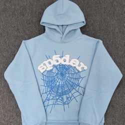 Blue Sp5der Hoodie