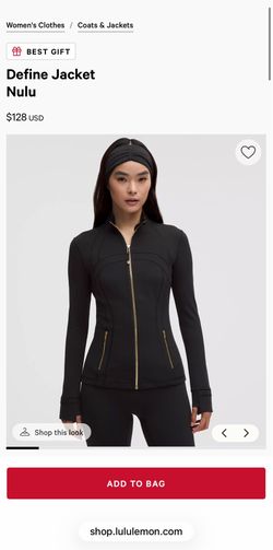 Lululemon- Define Jacket Nulu/ black