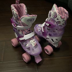Girls Unicorn Roller Blades Size 12-2