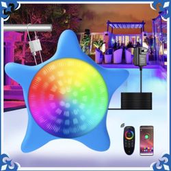 LED Smart Starfish Pool Light Underwater Waterproof RGB App Remote Control Timer