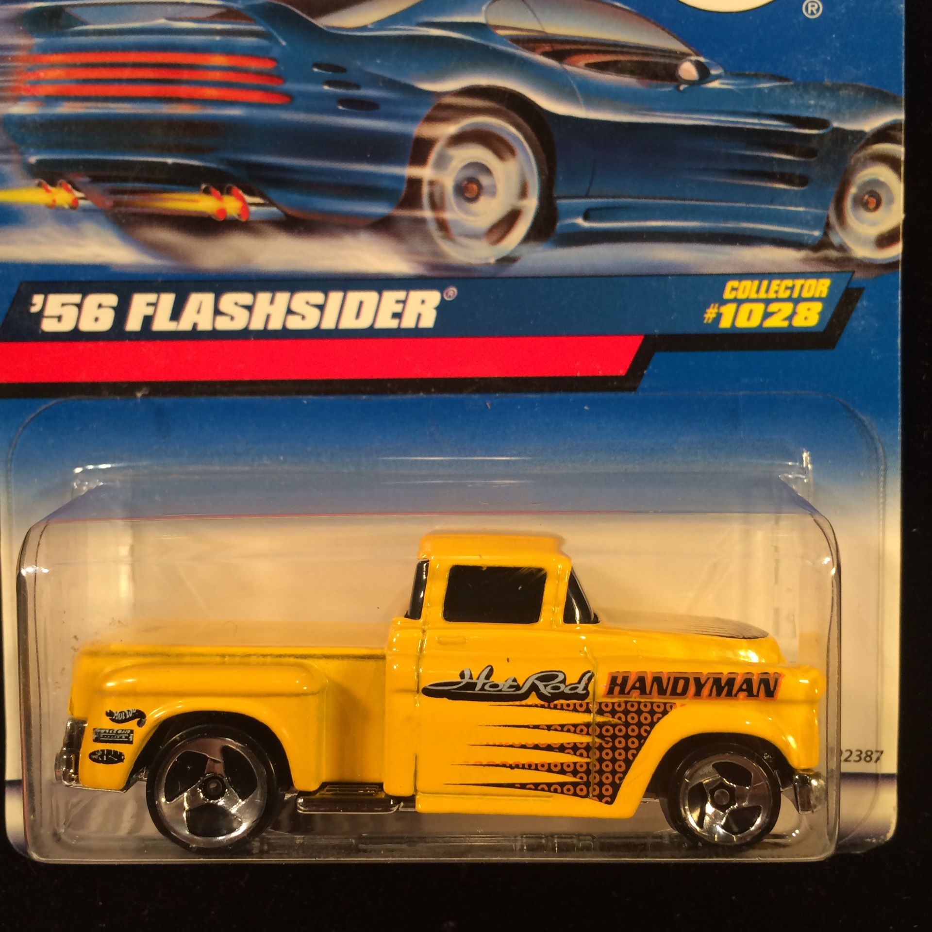 Hot Wheels ‘56 Flashsider Yellow 3 Spoke Variation