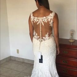 Wedding Dress Size 8. Vestido De Novia. New!