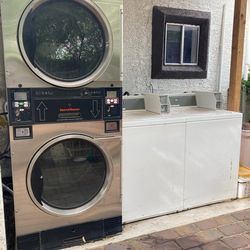 2 Lavadora Y Dos Secadora De Monedasmecani  Especial  