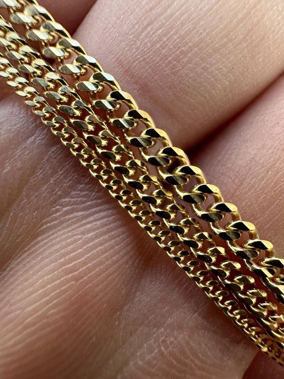 *MUST READ DESCRIPTION* Solid 14kt Yellow Gold Micro Cuban Link Chain Necklaces (1.5-3mm)