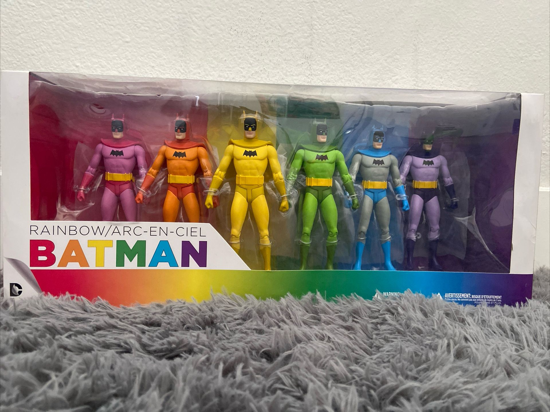 Batman Rainbow ARC-EN-CIEL 6-Pack Action Figure 2016 Set By DC Collectibles
