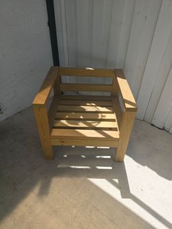 Wooden handmade chair 24x24 Cushion size