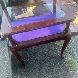  Glass Side Table